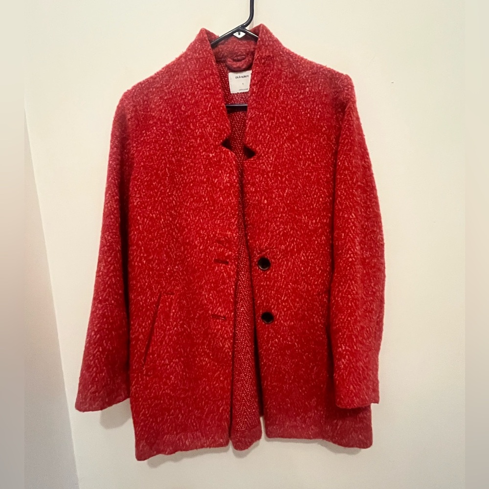 Red Women's Pea Coat *New*